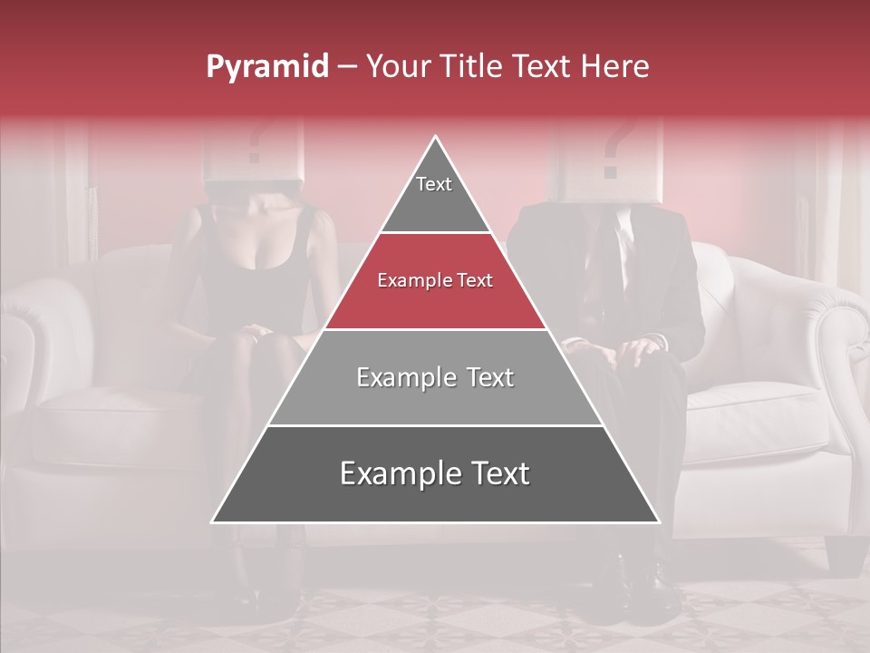 Sitting Doubt Love PowerPoint Template
