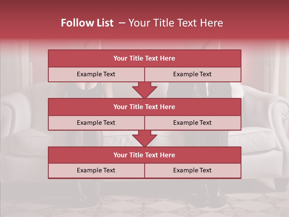 Sitting Doubt Love PowerPoint Template