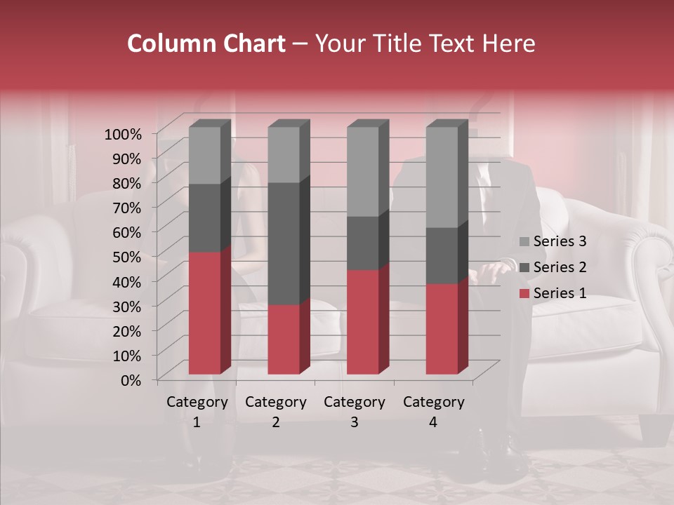 Sitting Doubt Love PowerPoint Template