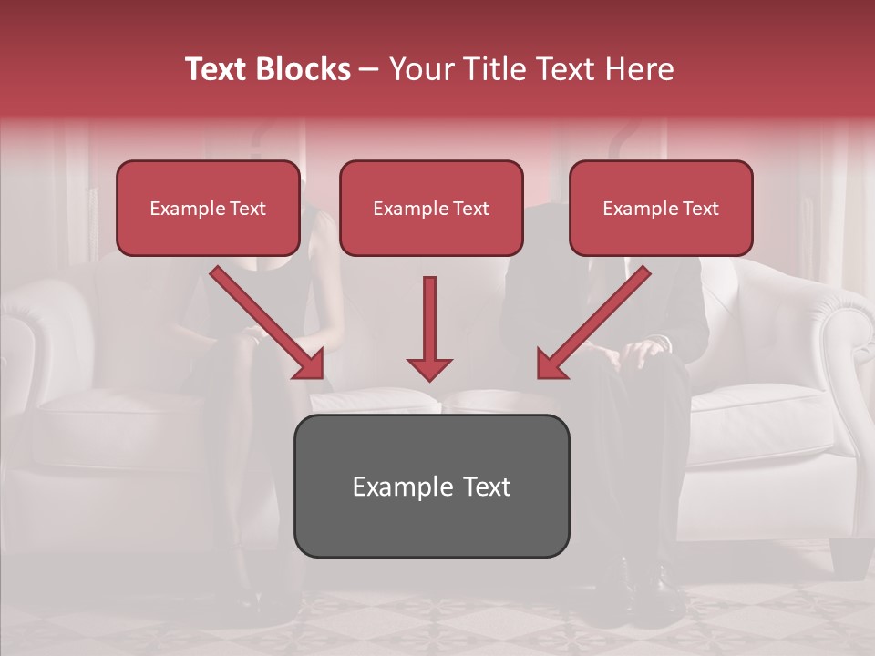 Sitting Doubt Love PowerPoint Template