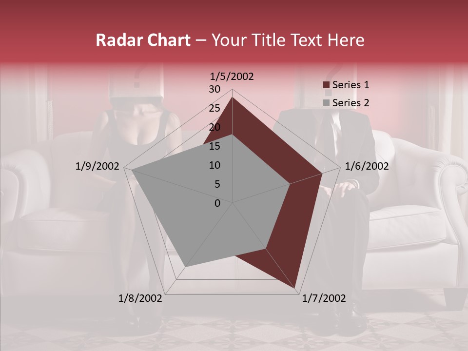 Sitting Doubt Love PowerPoint Template