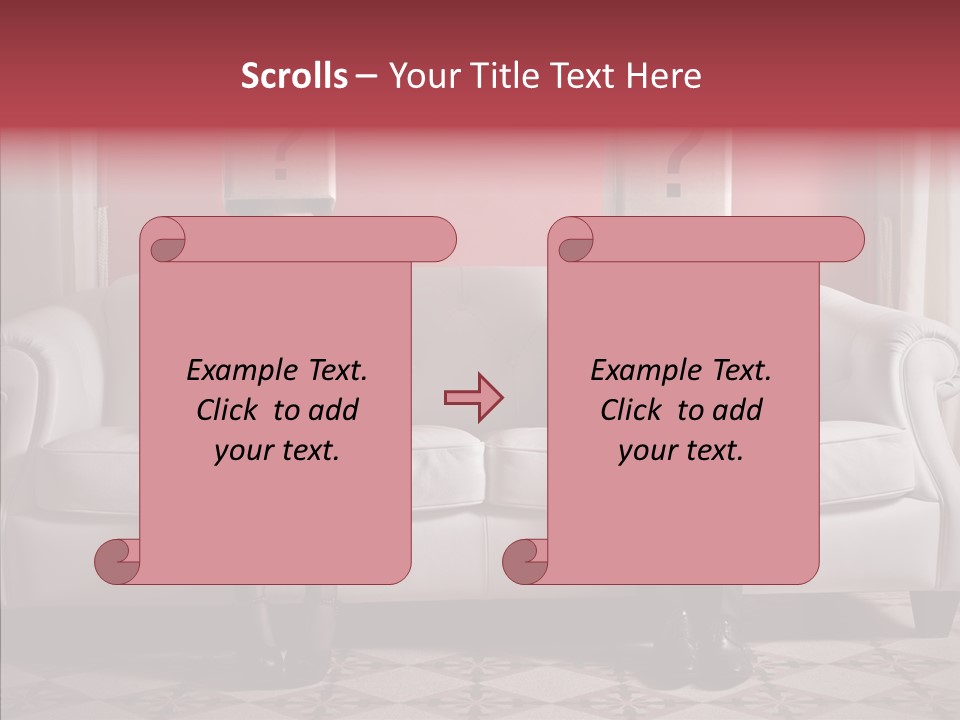 Sitting Doubt Love PowerPoint Template