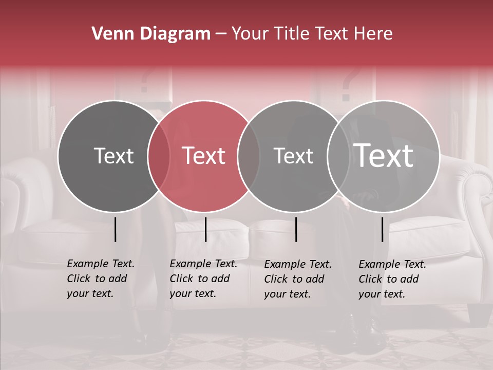 Sitting Doubt Love PowerPoint Template