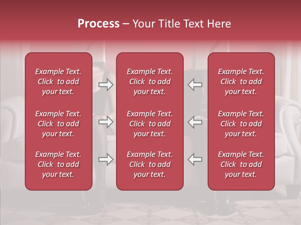 Sitting Doubt Love PowerPoint Template