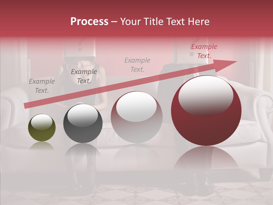 Sitting Doubt Love PowerPoint Template