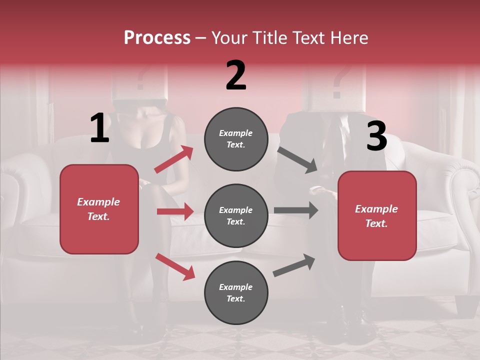 Sitting Doubt Love PowerPoint Template