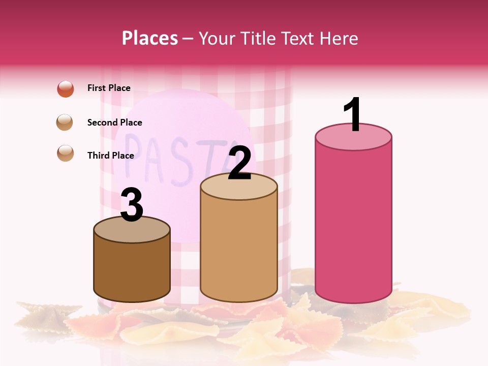 Pasta Bow Utensil PowerPoint Template