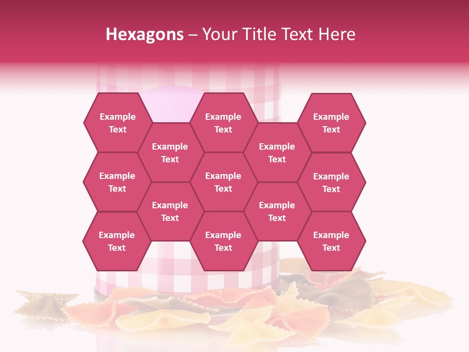 Pasta Bow Utensil PowerPoint Template