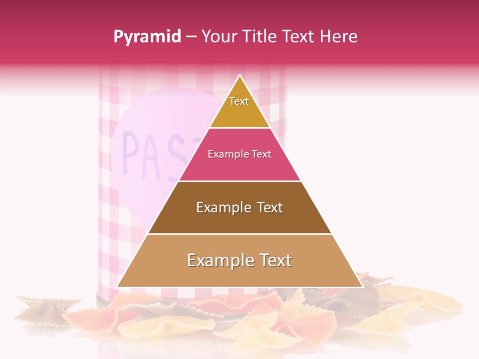 Pasta Bow Utensil PowerPoint Template