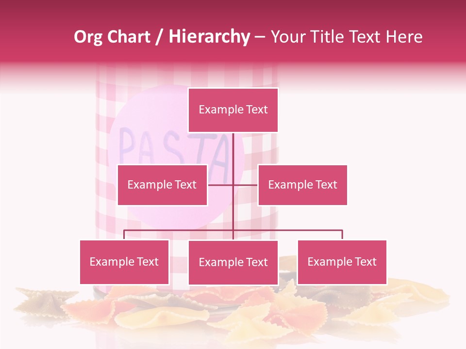 Pasta Bow Utensil PowerPoint Template