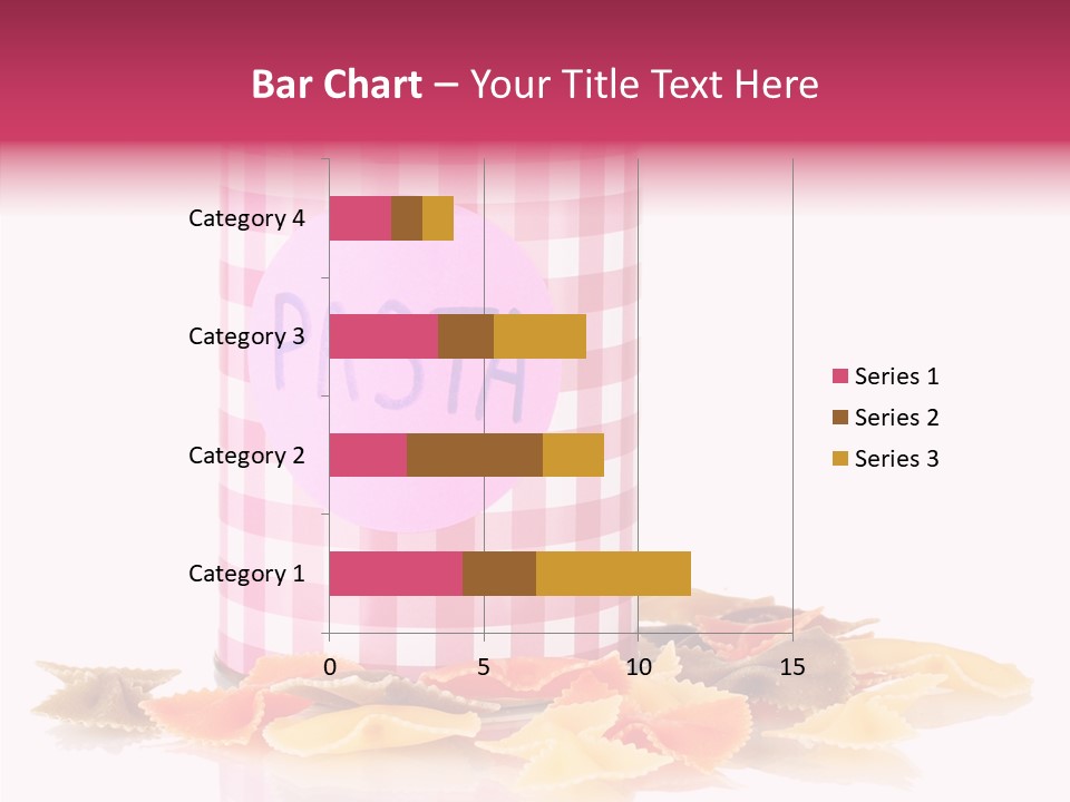 Pasta Bow Utensil PowerPoint Template