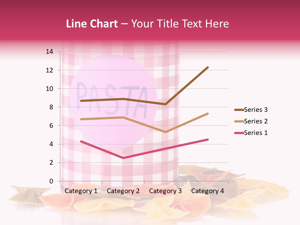 Pasta Bow Utensil PowerPoint Template