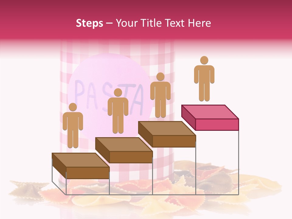 Pasta Bow Utensil PowerPoint Template