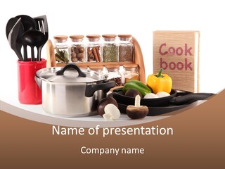 Tableware Nobody Object PowerPoint Template
