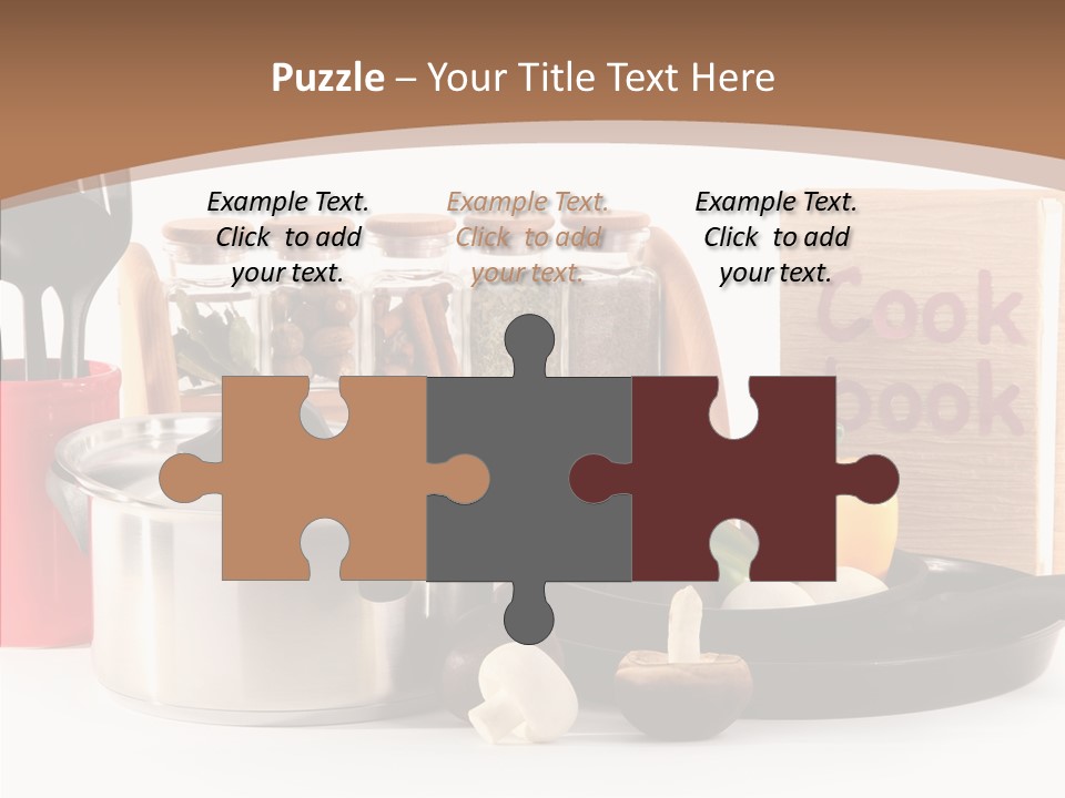 Tableware Nobody Object PowerPoint Template