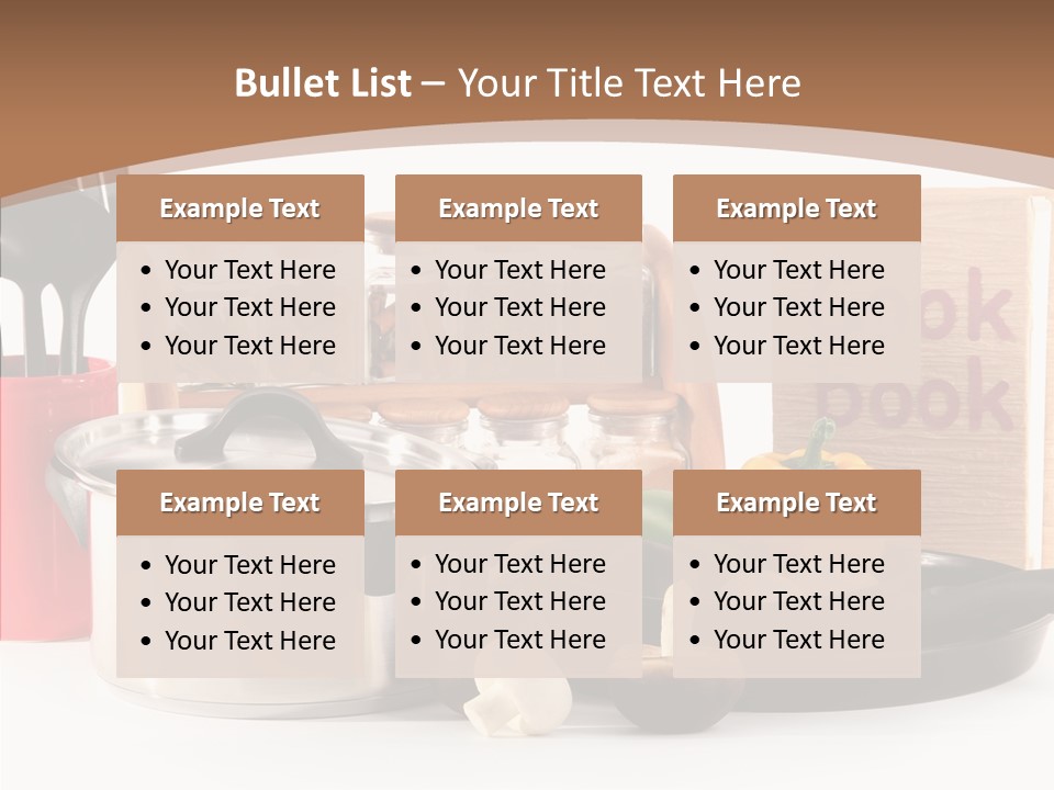 Tableware Nobody Object PowerPoint Template