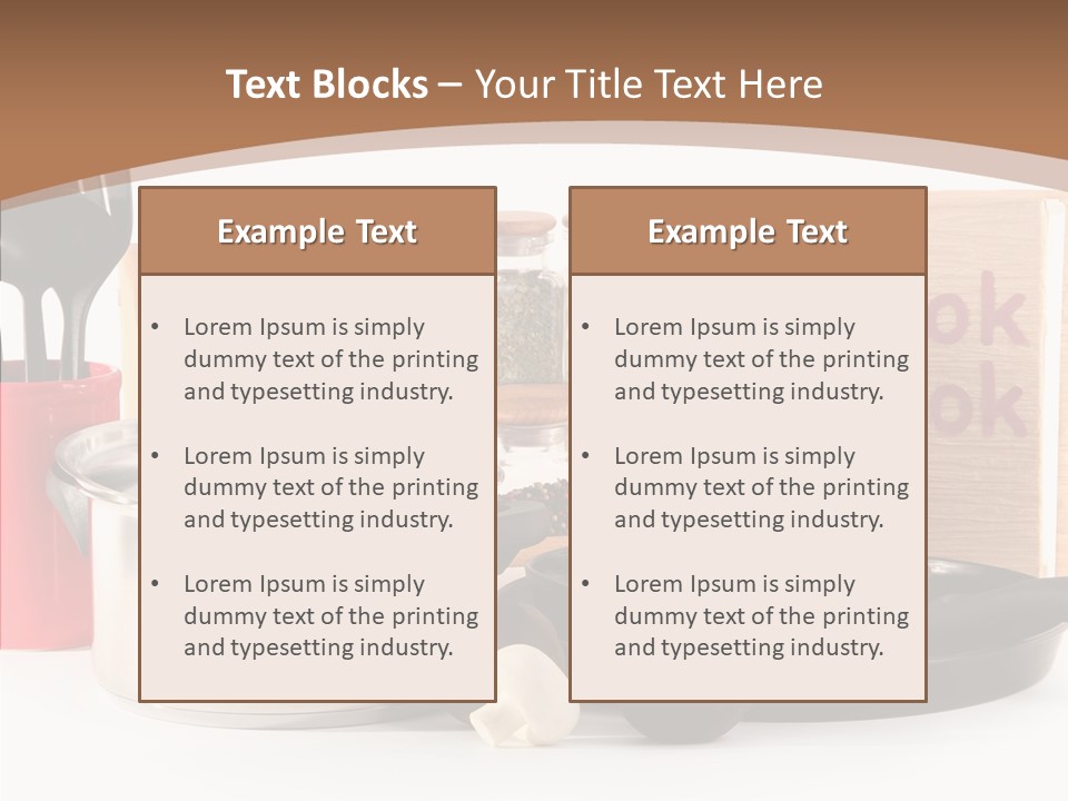 Tableware Nobody Object PowerPoint Template
