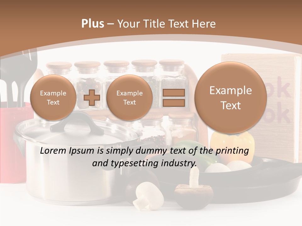 Tableware Nobody Object PowerPoint Template