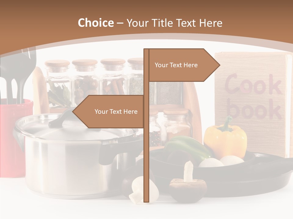 Tableware Nobody Object PowerPoint Template