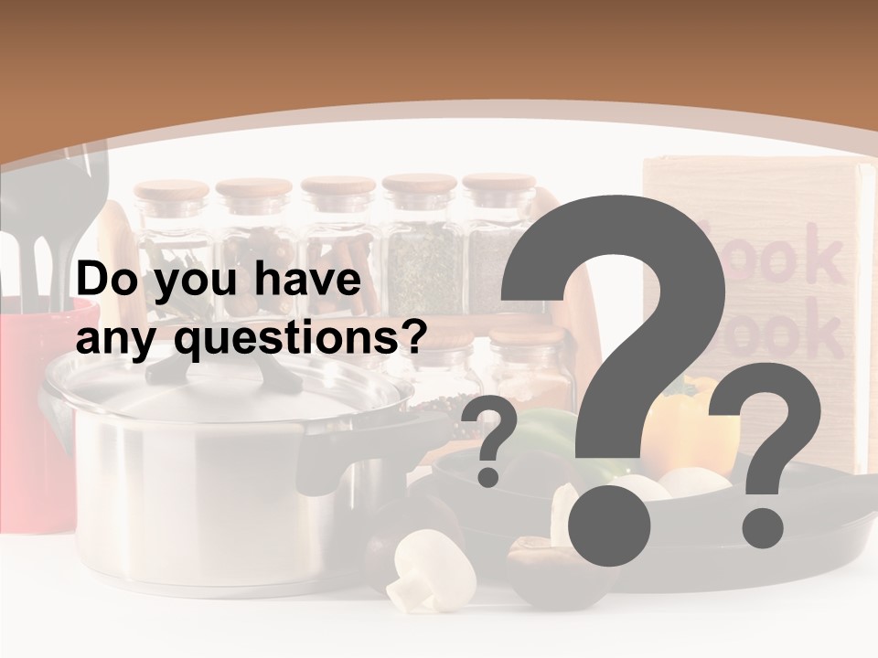 Tableware Nobody Object PowerPoint Template