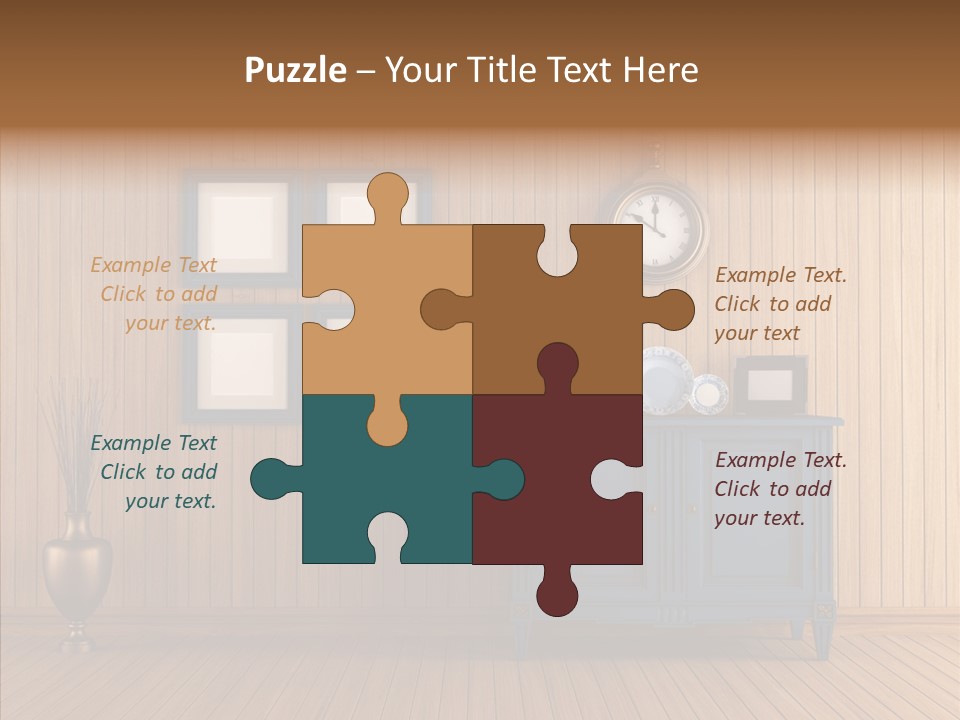 Dresser Nobody Old PowerPoint Template