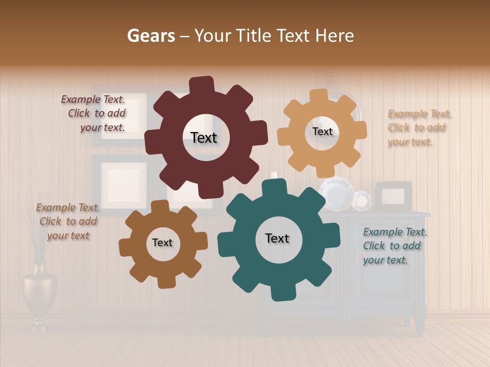 Dresser Nobody Old PowerPoint Template