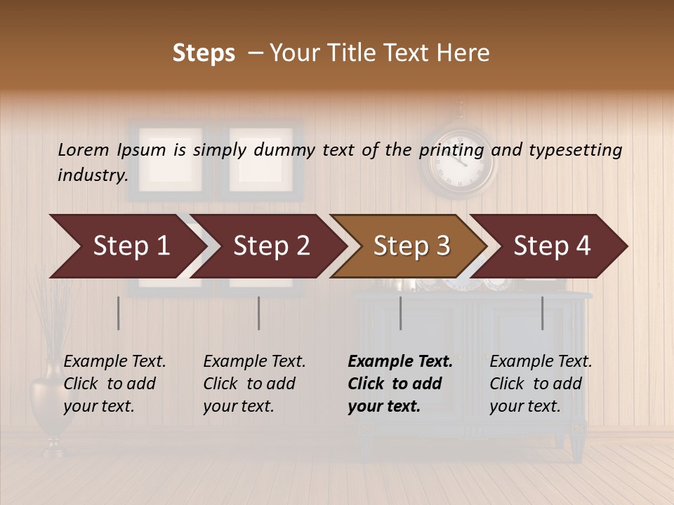 Dresser Nobody Old PowerPoint Template