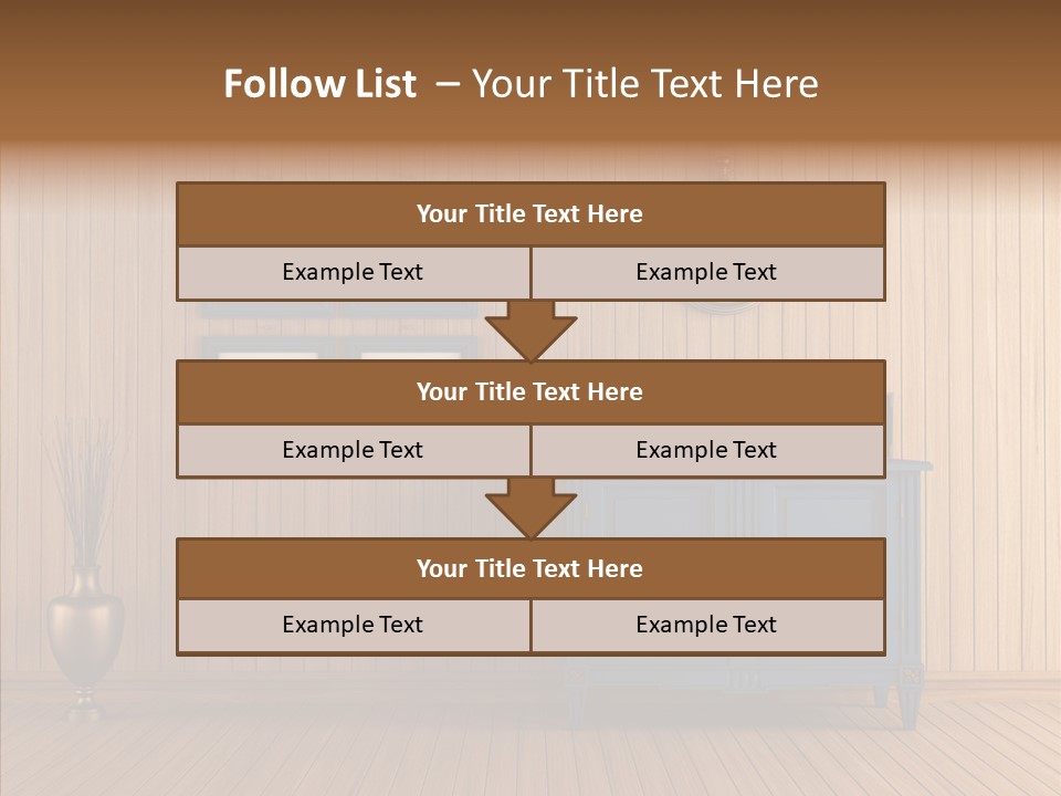 Dresser Nobody Old PowerPoint Template