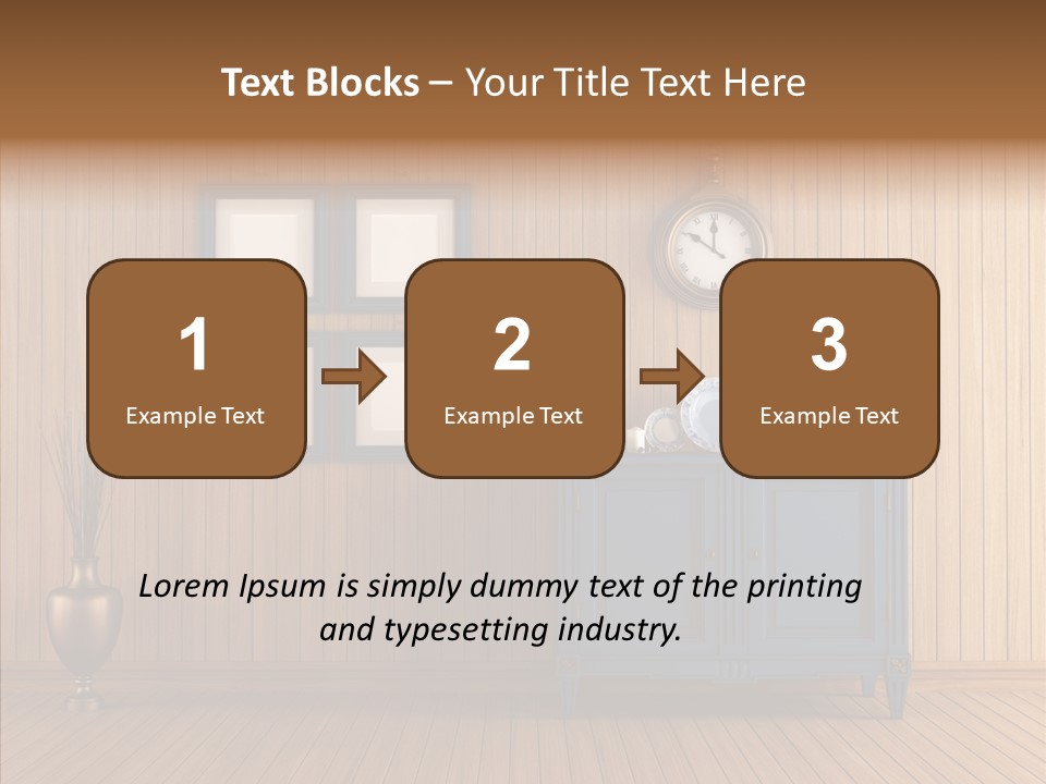 Dresser Nobody Old PowerPoint Template