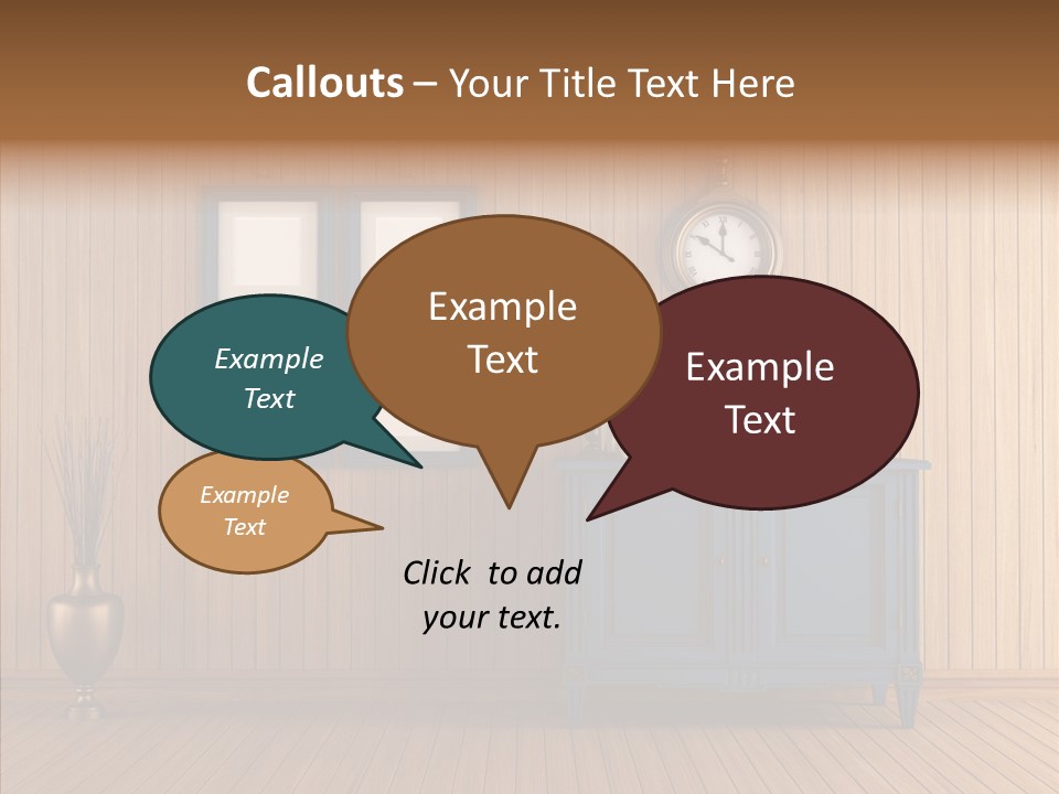 Dresser Nobody Old PowerPoint Template