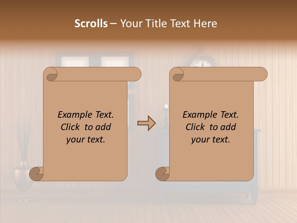 Dresser Nobody Old PowerPoint Template