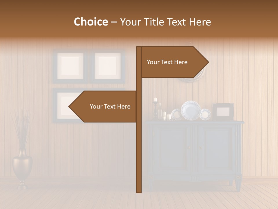 Dresser Nobody Old PowerPoint Template