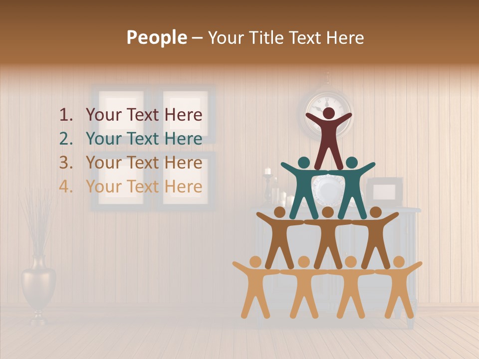 Dresser Nobody Old PowerPoint Template