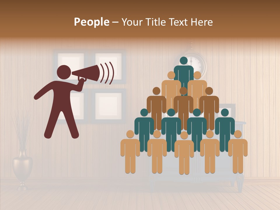 Dresser Nobody Old PowerPoint Template