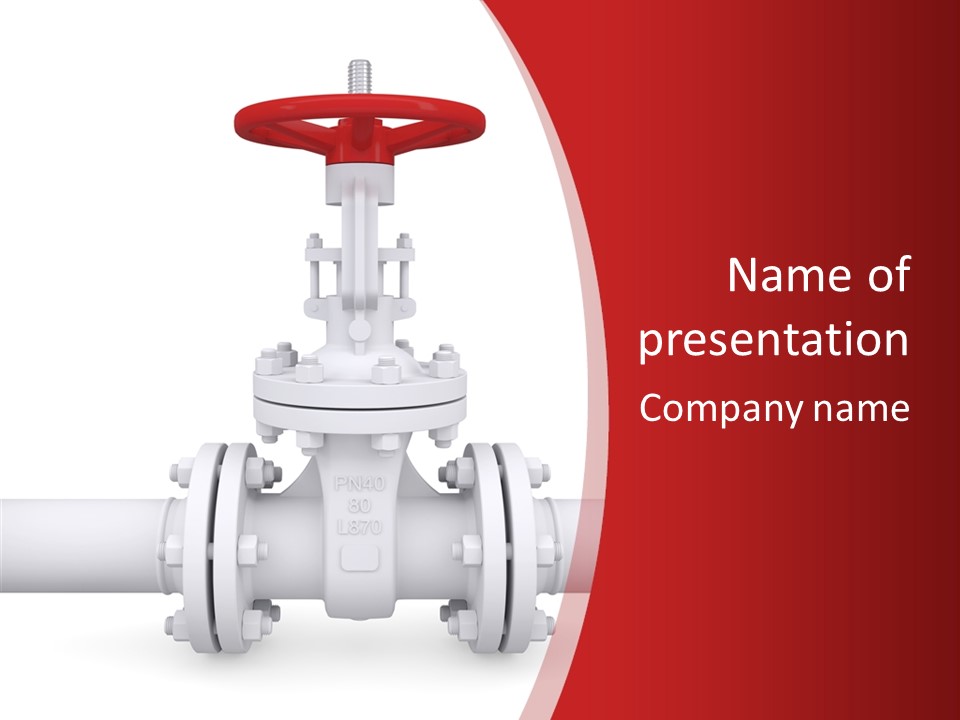 Technology Oil Seam PowerPoint Template