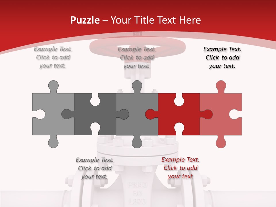 Technology Oil Seam PowerPoint Template