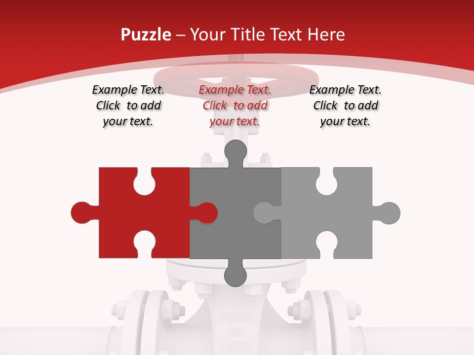 Technology Oil Seam PowerPoint Template