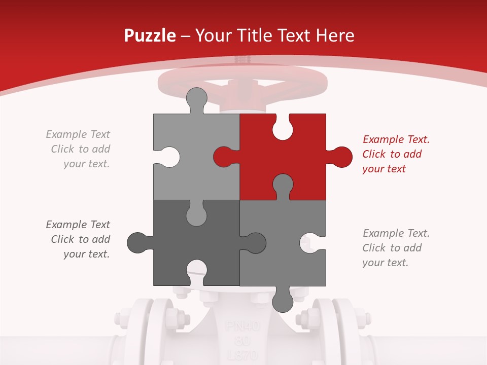 Technology Oil Seam PowerPoint Template