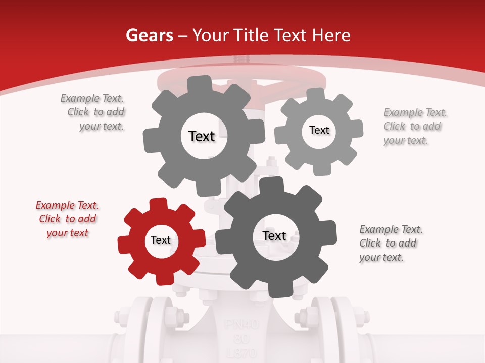 Technology Oil Seam PowerPoint Template