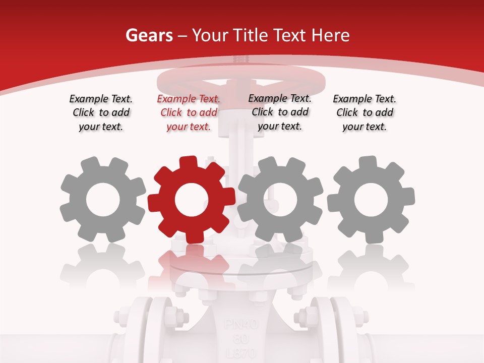 Technology Oil Seam PowerPoint Template