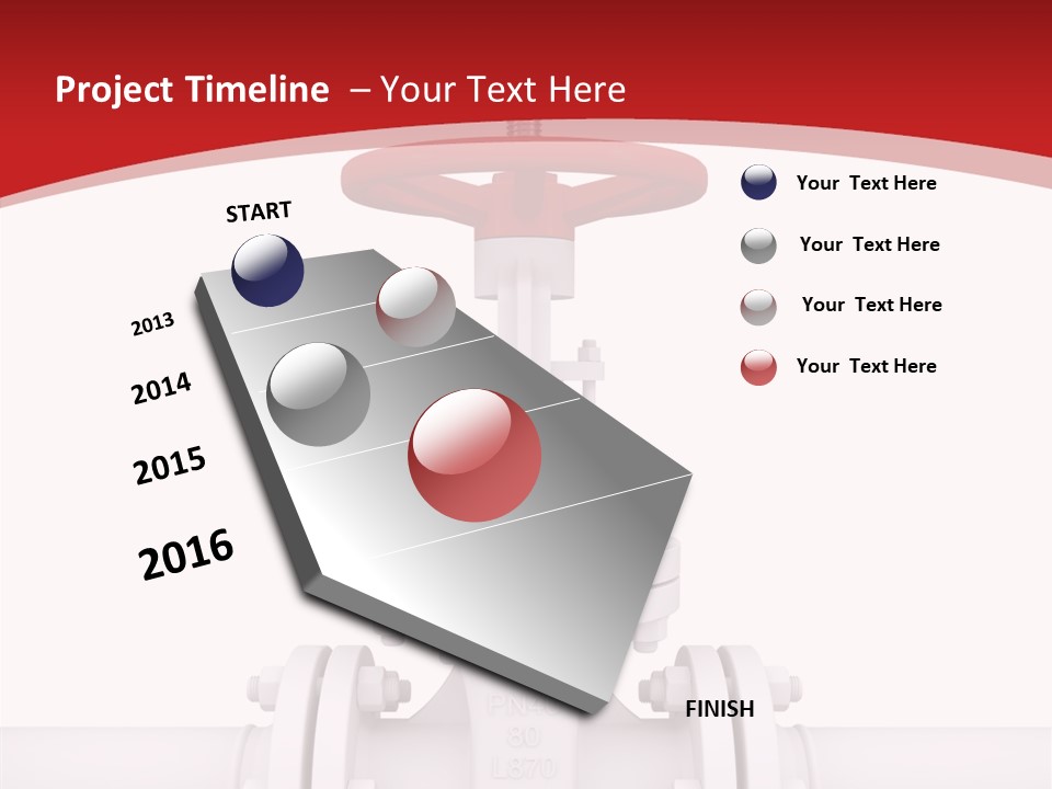Technology Oil Seam PowerPoint Template