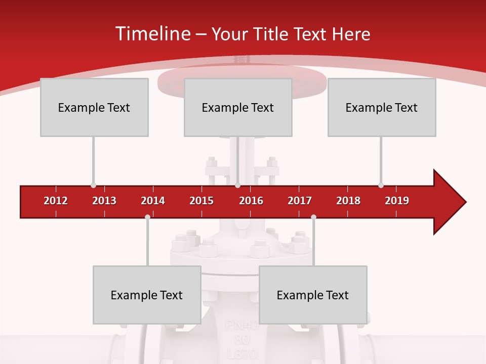 Technology Oil Seam PowerPoint Template