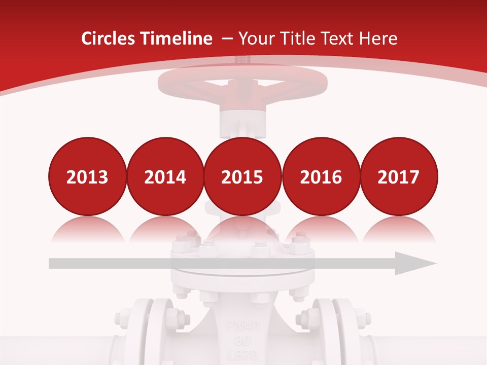 Technology Oil Seam PowerPoint Template