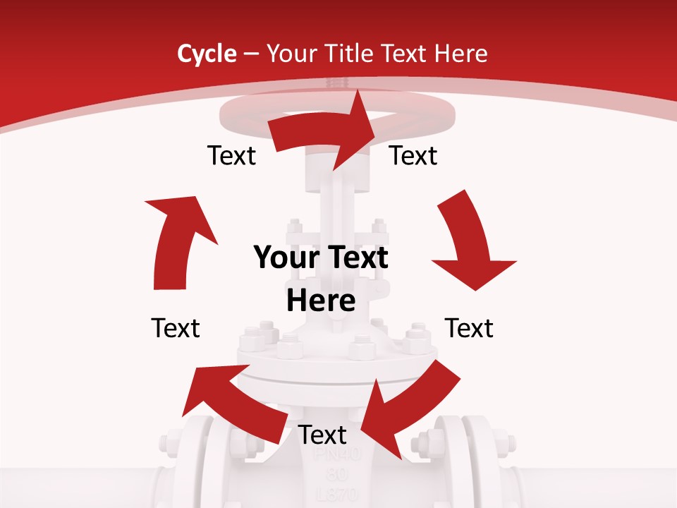 Technology Oil Seam PowerPoint Template