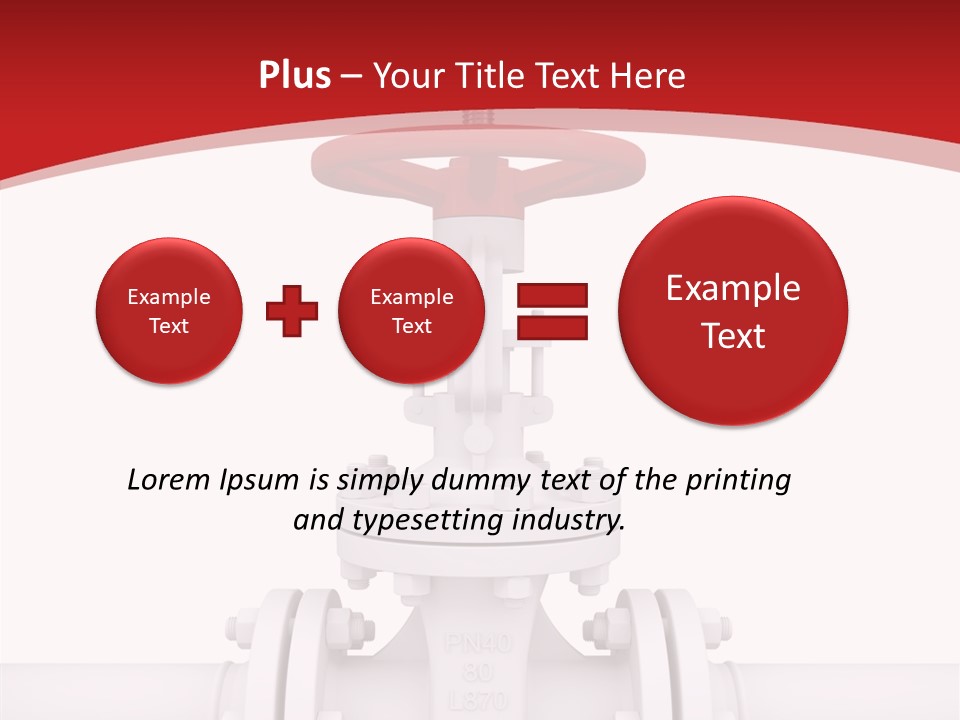 Technology Oil Seam PowerPoint Template