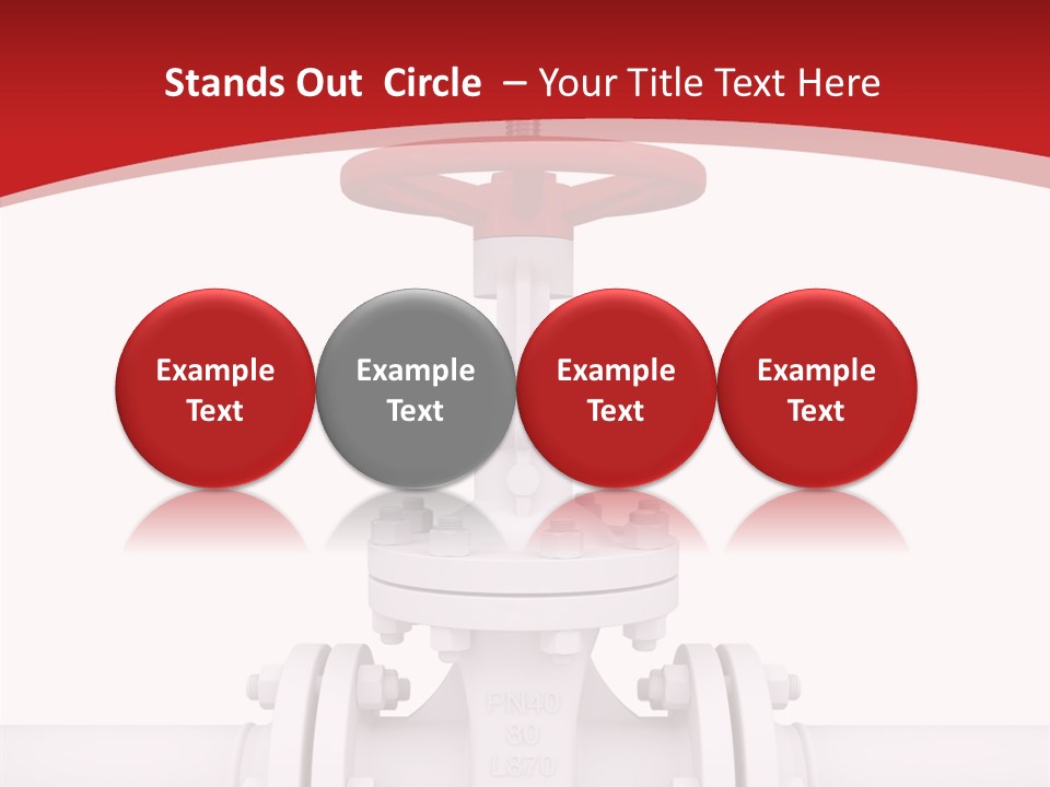 Technology Oil Seam PowerPoint Template