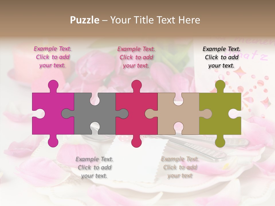 Mother's Day Invitation Flower PowerPoint Template