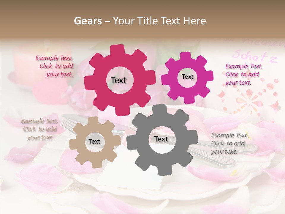 Mother's Day Invitation Flower PowerPoint Template