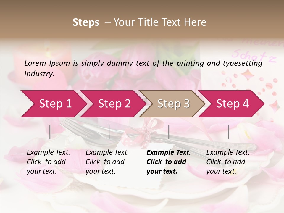 Mother's Day Invitation Flower PowerPoint Template