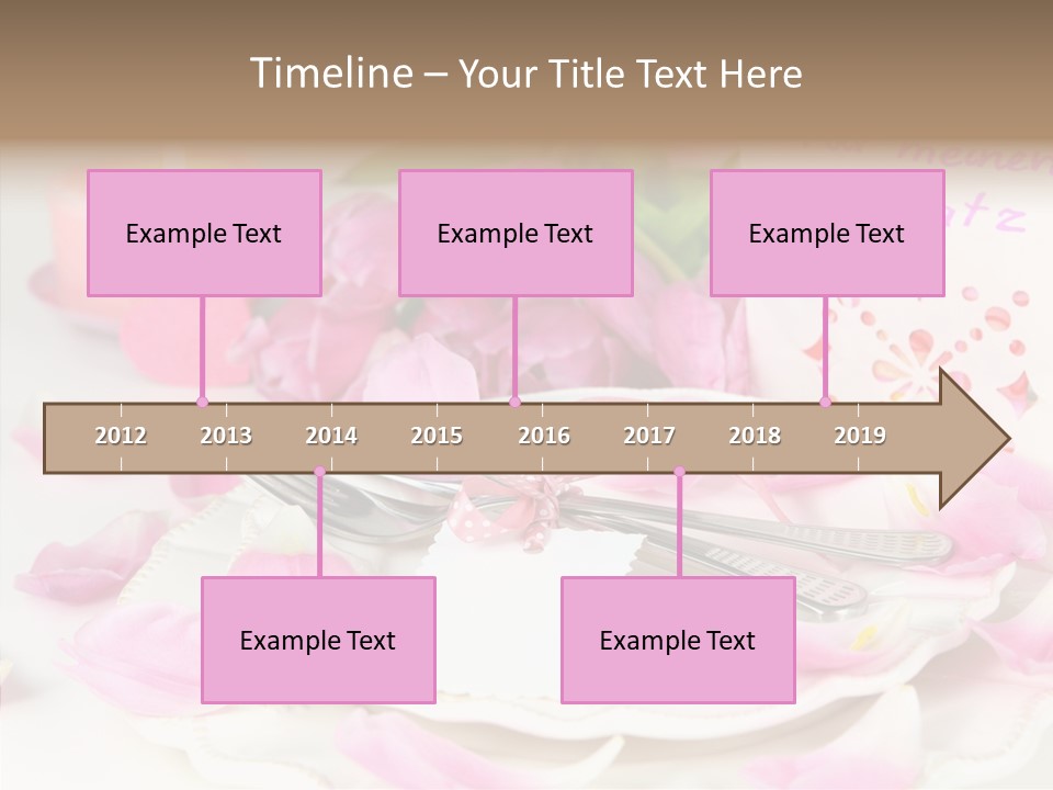 Mother's Day Invitation Flower PowerPoint Template